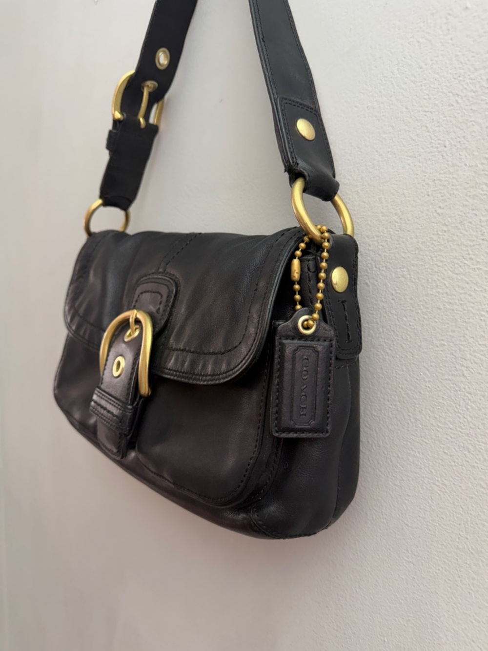 Vintage Y2K Coach Legacy Soho Flap Buckle Flap Bag - Picture 3 of 10